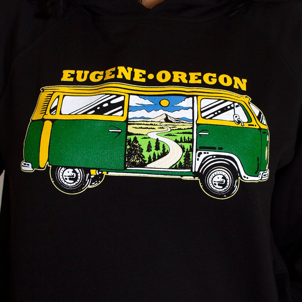 Eugene, Oregon, Green Van, McKenzie SewOn, Pullover, Hoodie